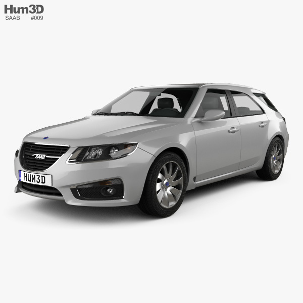 Saab 9-5 Sport Combi 2013 3D model