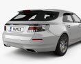 Saab 9-5 Sport Combi 2013 3D-Modell