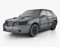 Saab 9-2X 2006 3Dモデル wire render