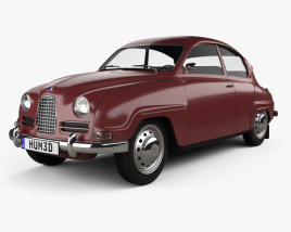 Saab 96 1960 3D model