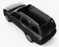 Saab 9-7X 2009 3Dモデル top view