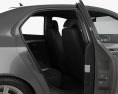 Saab 9-3 Sport Sedán con interior 2008 Modelo 3D
