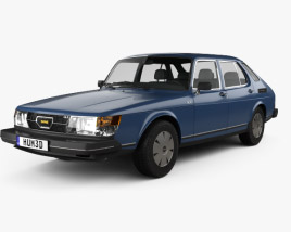 Saab 900 GLE combi 1994 3Dモデル