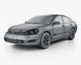 Samsung SM5 2010 Modello 3D wire render
