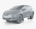 Samsung QM3 2017 3D 모델  clay render