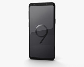 Samsung Galaxy S9 Midnight Black 3D-Modell