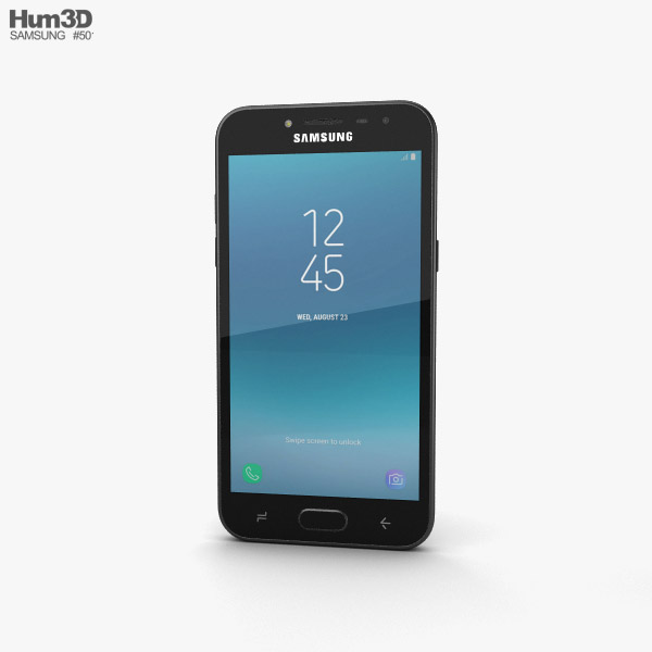 Samsung Galaxy J2 Pro Black 3D model