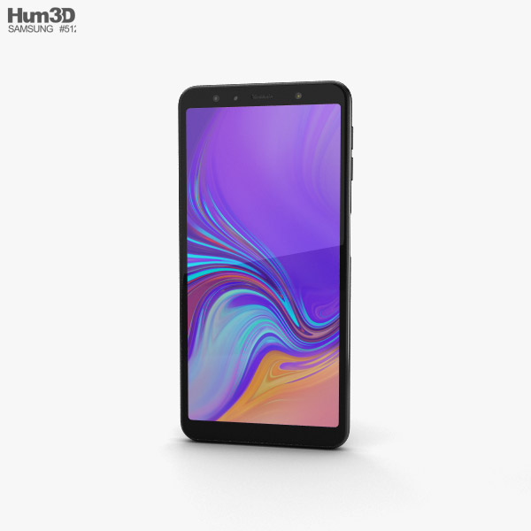 Samsung Galaxy A7 (2018) Black 3D model