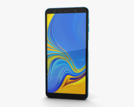 Samsung Galaxy A7 (2018) Blue Modèle 3D