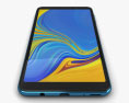 Samsung Galaxy A7 (2018) Blue Modelo 3d