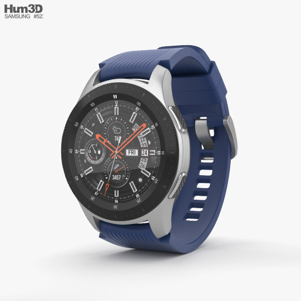 Samsung Galaxy Watch 46mm Deep Ocean Blue 3D model