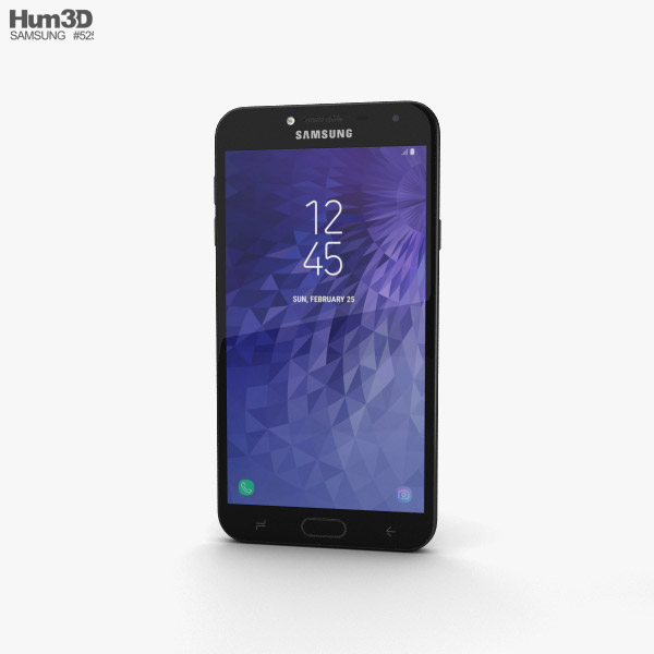 Samsung Galaxy J4 Negro Modelo 3D