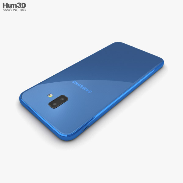 Samsung Galaxy J6 Plus Blue Modelo 3D - Electrónica on Hum3D