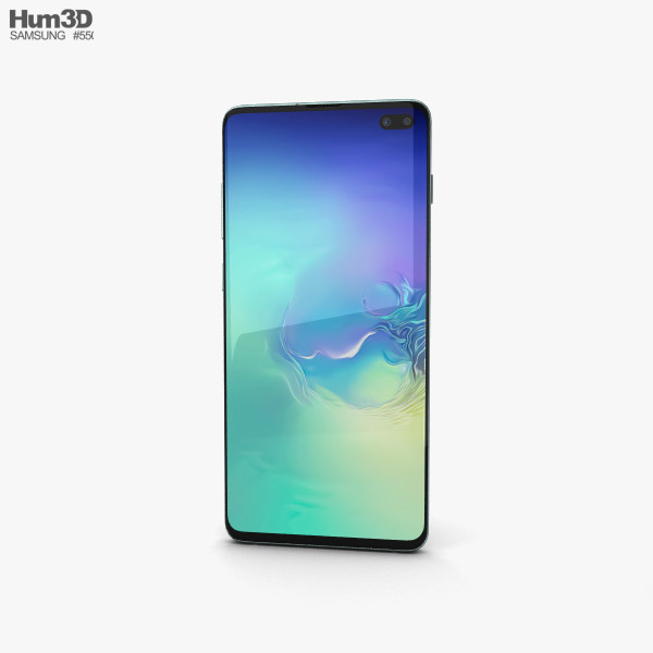 Samsung Galaxy S10 Plus Prism Green 3D model