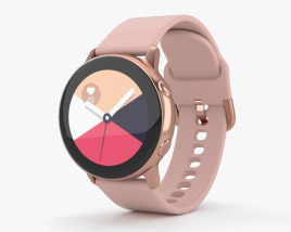 Samsung Galaxy Watch Active Rose Gold 3D model