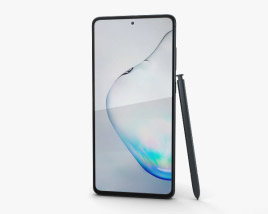 Samsung Galaxy Note10 Lite Aura Black Modello 3D