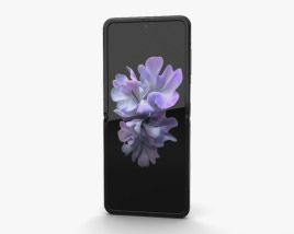 Samsung Galaxy Z Flip Mirror 黑色的 3D模型