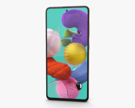 Samsung Galaxy A51 Pink 3D model