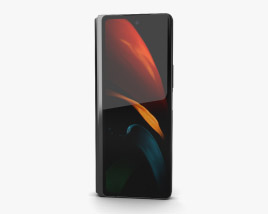Samsung Galaxy Z Fold2 Mystic Black Modelo 3d