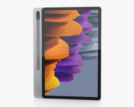 Samsung Galaxy Tab S7 Mystic Silver 3D model