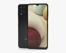 Samsung Galaxy A12 Black Modello 3D