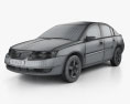 Saturn Ion 2007 Modelo 3D wire render