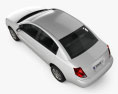 Saturn Ion 2007 3d model top view