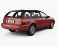 Saturn S-series SW 2002 3d model back view