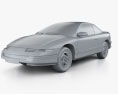 Saturn S-series SC2 1996 3D-Modell clay render