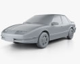Saturn S-series SL 1995 3D模型 clay render