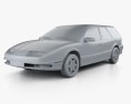 Saturn S-series SW2 1999 3D-Modell clay render