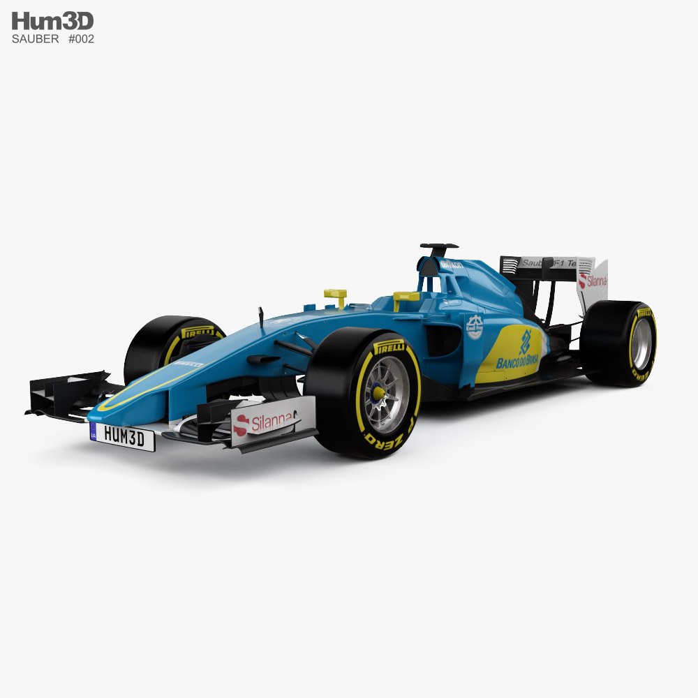 Sauber C34 2015 Modelo 3d