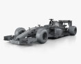 Sauber C35 F1 2016 3d model wire render