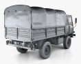 Saviem TP3 Flatbed Truck 1980 3d model