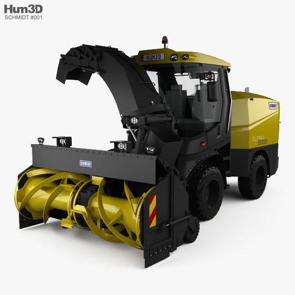Schmidt Supra 5002 Snow Cutter Blower 2018 3D模型