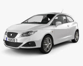Seat Ibiza Sport Coupe 3-door 2014 3D model