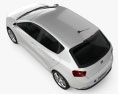 Seat Ibiza hatchback 5-door 2014 3d model top view
