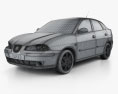Seat Cordoba 2009 3D-Modell wire render