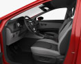 Seat Leon FR 5도어 해치백 인테리어 가 있는 와 엔진이 2016 3D 모델  seats