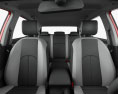 Seat Leon FR 5도어 해치백 인테리어 가 있는 와 엔진이 2016 3D 모델 