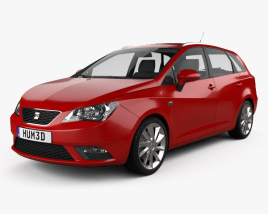Seat Ibiza ST 2014 3D model