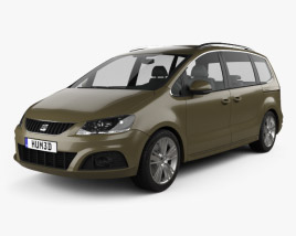Seat Alhambra 2014 3D model