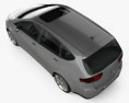 Seat Altea XL 2014 3D 모델  top view
