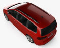 Seat Alhambra 2017 3d model top view