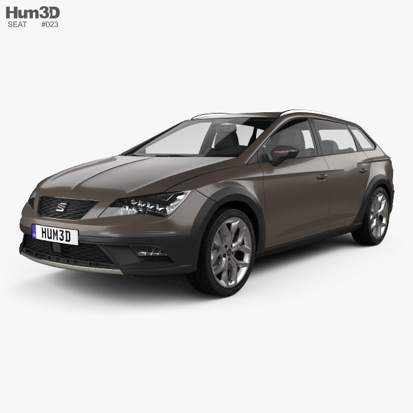 Seat Leon ST X-Perience 4Drive 2018 3D model