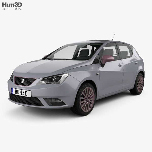 Seat Ibiza 5도어 해치백 2018 3D 모델 
