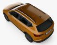 Seat Ateca 2020 3d model top view