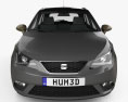 Seat Ibiza ST 2019 3D 모델  front view