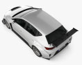Seat Leon Cup Racer 2016 3d model top view