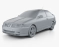 Seat Cordoba Cupra 2002 3D 모델  clay render